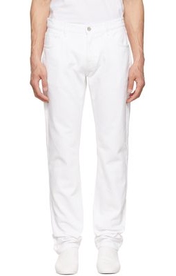 Raf Simons White Slim-Fit Jeans