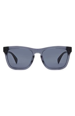 rag & bone 54mm Rectangular Sunglasses in Dark Grey/Grey