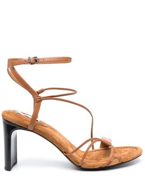 rag & bone 90mm open-toe leather sandals - Brown