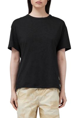 rag & bone Boyfriend Pima Cotton T-Shirt in Black