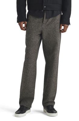 rag & bone Bradford Mélange Tweed Straight Leg Pants in Navymlge at Nordstrom, Size X-Large