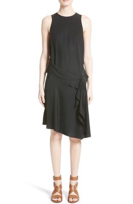 rag & bone Brighton Asymmetrical Dress in Black