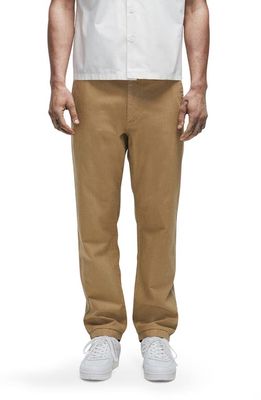 rag & bone Brighton Cotton & Linen Chino Pants in Rugged Brown