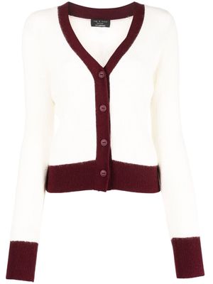 Rag & Bone button-up cashmere cardigan - White