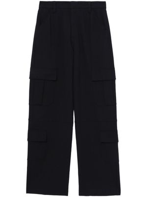 rag & bone cargo-pocket concealed-fastening straight trousers - Black