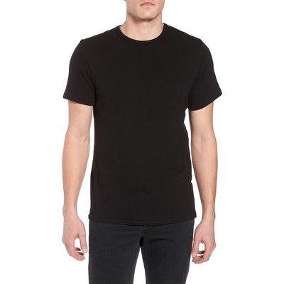 rag & bone Classic Crewneck Cotton T-Shirt in Jet Black