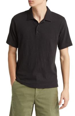 rag & bone Classic Flame Polo in Black