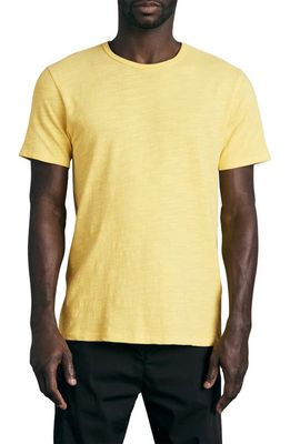 rag & bone Classic Flame Slub T-Shirt in Yellow