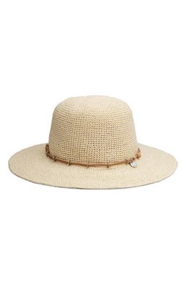 rag & bone Cruise Packable Straw Sun Hat in Ivory