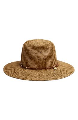 rag & bone Cruise Packable Straw Sun Hat in Natural