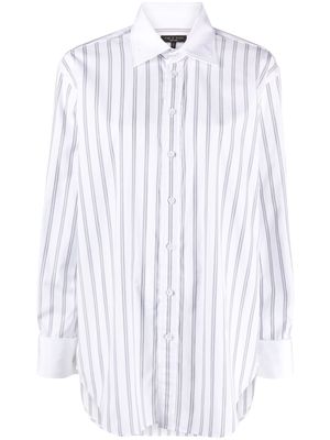 rag & bone Diana striped cotton shirt - White