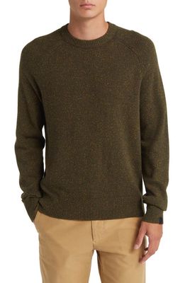 rag & bone Donegal Wool Blend Sweater in Army Green Multi