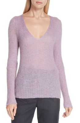 rag & bone Donna Mohair Blend Sweater in Lilac