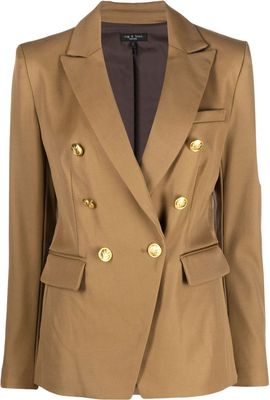 rag & bone double-breasted tailored blazer - Brown