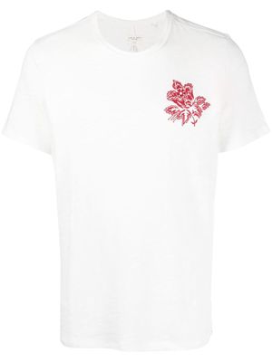 rag & bone embroidered-motif short-sleeve T-shirt - White