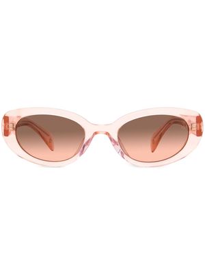 RAG & BONE EYEWEAR Ann oval-frame sunglasses - Pink