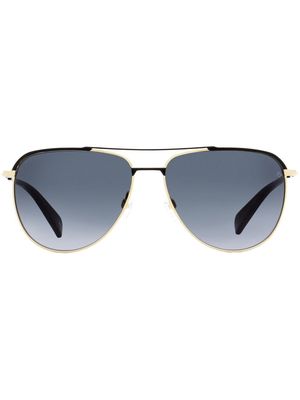 RAG & BONE EYEWEAR gradient pilot-frame sunglasses - Gold