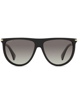 RAG & BONE EYEWEAR Serena oval-frame sunglasses - Black