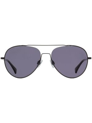 RAG & BONE EYEWEAR tinted pilot-frame sunglasses - Black