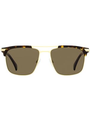 RAG & BONE EYEWEAR tinted square-frame sunglasses - Gold