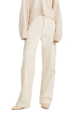 rag & bone Featherweight Cailyn Wide Leg Cargo Pants in Ecru