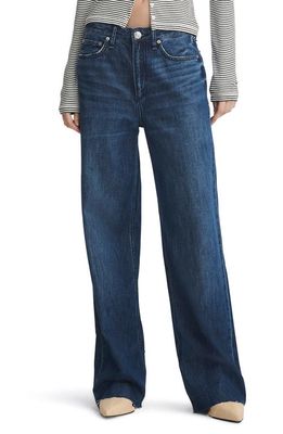 rag & bone Featherweight Logan Raw Hem Wide Leg Jeans in Randie