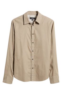 rag & bone Fit 2 Engineered Button-Up Oxford Shirt in Taupe