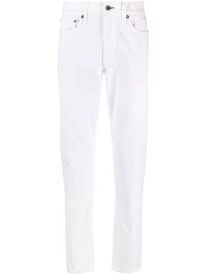 rag & bone Fit 2 mid-rise slim-fit jeans - White
