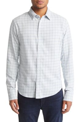 rag & bone Fit 2 Plaid Cotton Button-Up Shirt in Light Blue Multi