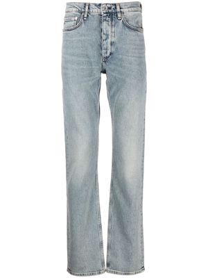 rag & bone Fit 4 mid-rise straight-leg jeans - Blue