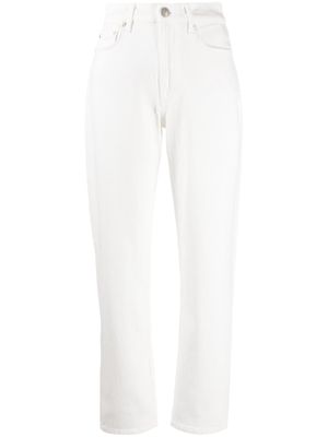 rag & bone front-fastening straight-leg jeans - White