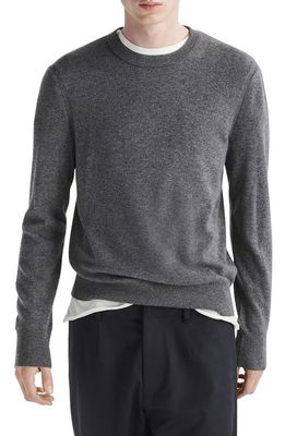 rag & bone Harding Cashmere Crewneck Sweater in Grey