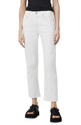 rag & bone Harlow Relaxed Straight Leg Jeans in Opticwht