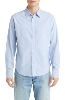 rag & bone ICONS Fit 2 Slim Fit Engineered Button-Up Shirt in Bluoxford