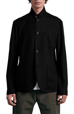 rag & bone ICONS Prospect Wool Cardigan in Black