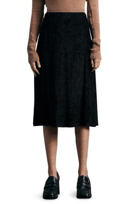 rag & bone Jaci Corduroy A-Line Skirt in Black