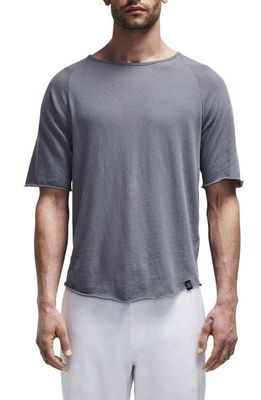 rag & bone Kerwin Air Cotton & Linen Jersey T-Shirt in Shade
