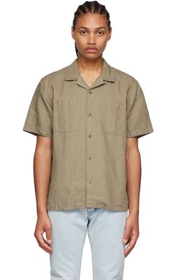 rag & bone Khaki Linen Shirt