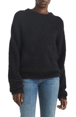 rag & bone Lani Wool & Mohair Blend Sweater in Black