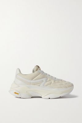 rag & bone - Legacy Runner Leather-trimmed Suede Sneakers - Cream