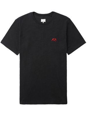 rag & bone logo-embroidered cotton T-shirt - Black