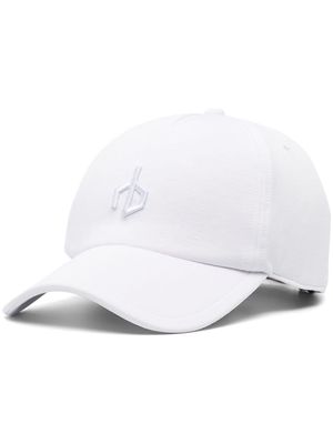 rag & bone logo-embroidered curved-peak cap - White