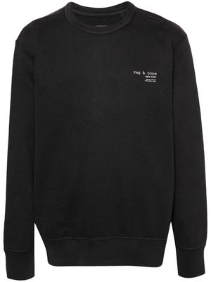 rag & bone logo-print sweatshirt - Black