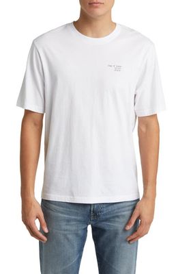 rag & bone Logo T-Shirt in White