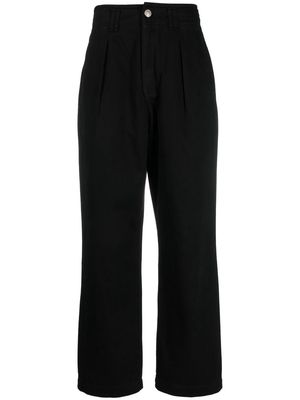 rag & bone loose-fit denim trousers - Black