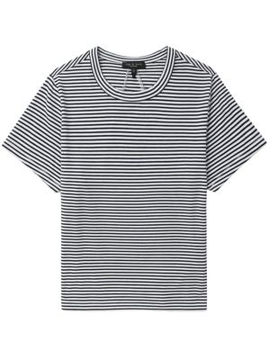 rag & bone Luca striped cotton T-shirt - Black