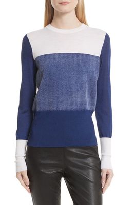 rag & bone Marissa Colorblock Sweater in Blue