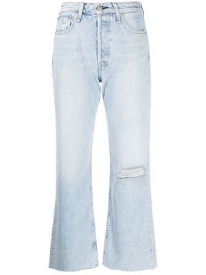 Rag & Bone Maya high-rise cropped flared jeans - Blue