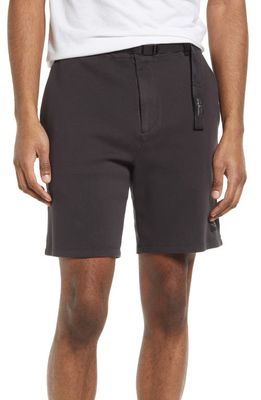 rag & bone Men's Archetype Perry Organic Cotton Shorts in Dark Grey