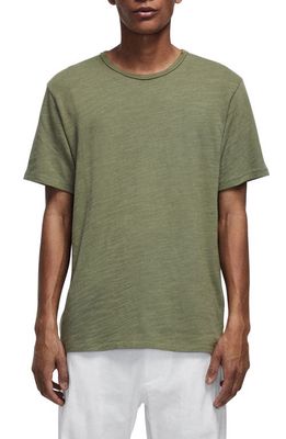 rag & bone Men's Classic Flame Slub Cotton T-Shirt in Lichen